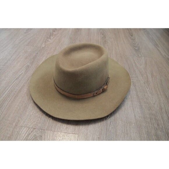 Bailey Columbia Wool Pinch Front Cassidy Crown Western Hat | Green main image 7